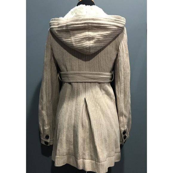 Juicy Couture beige hooded jacket small - Picture 2 of 5